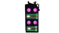 Projecteur mobile LED Cluster B2 FC Blinder 600W RGBWA 5-en-1 COB, étanche IP65 avec raccordement sans couture pour DJ