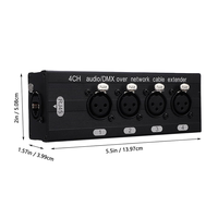 Câble Ethernet DMX XLR 4 canaux mâle vers RJ45, prolongateur multi-ports pour éclairage de scène