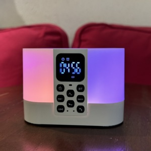 Haut-parleurs de qualité supérieure, son naturel, machine à bruit blanc pour bébé, veilleuse colorée, aide au sommeil, haut-parleur portable BT - Product Image 6