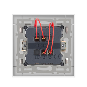 Type 82 Gray Wall <b>Switch</b> 82x82mm Touch Control Embedded Single <b>Switch</b> Panel 10A 220-250V IP20 - Product Image 3