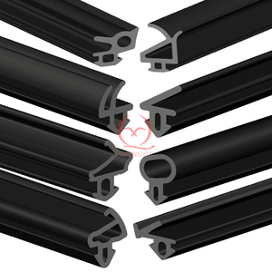 Tùy chỉnh EPDM con dấu cao su Dải cửa sổ và cửa Windproof linh hoạt kính thời tiết cao su Gasket Dải <span class=keywords><strong>Silicone</strong></span> niêm phong dải - Product Image 2
