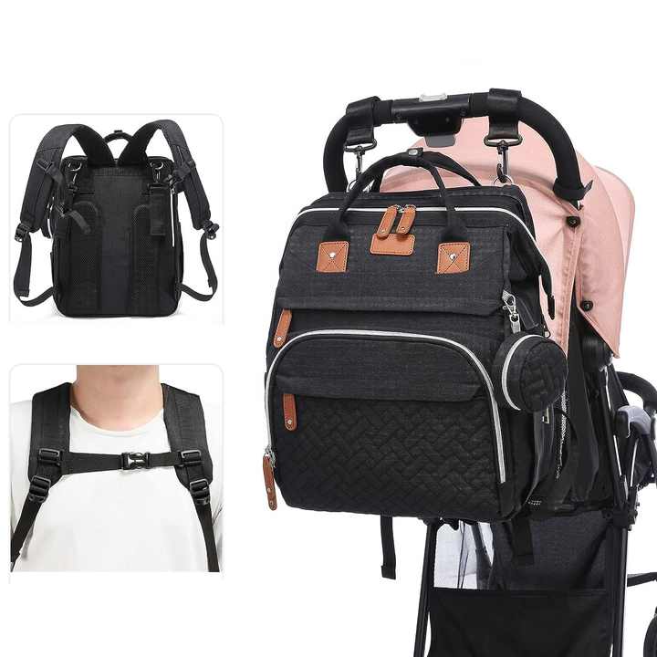 Premium Waterproof Maternity Diaper Bag - Multi-Function Backpack