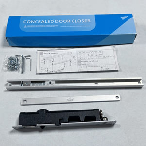 Ferme-porte de cuisine extérieure moderne certifié CE en fonte dissimulé à came double sans obstruction pour usage hôtelier - Product Image 4