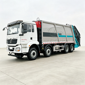 รถบรรทุกอัดขยะไฮดรอลิก SHACMAN 8x4 ความจุสูง 33 ลูกบาศก์เมตร สำหรับขนส่งขยะในเขตเทศบาล - Product Image 4