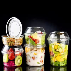 Claro 7oz 8oz 9oz 10oz12oz 16oz 20oz 24oz 32oz PET taza desechable OEM ODM vasos de plástico personalizados para bebidas de jugo - Product Image 1