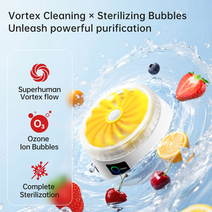 جهاز تنقية محمول عالي الكفاءة لإنتاج الأوزون لتعقيم الفواكه والخضروات للمنزل والتخييم - Product Image 4