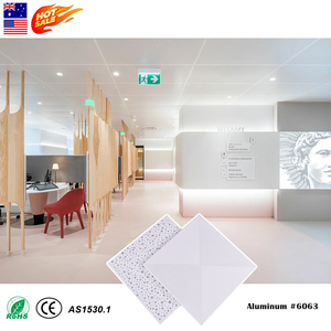 Vente Flash : Panneaux de <span class=keywords><strong>Plafond</strong></span> Modernes en Aluminium Ignifuge, Plafonds Métalliques Rectangulaires Artistiques - Product Image 1