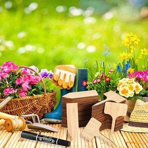 Étiquettes de plantes en bambou de formes variées pour semis, herbes, fleurs <span class=keywords><strong>et</strong></span> légumes en pot – Fournitures de jardin - Product Image 6