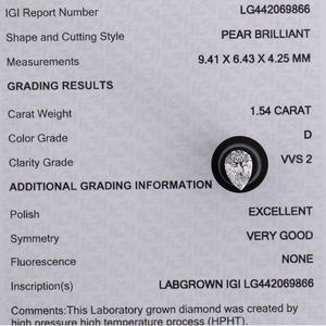<span class=keywords><strong>Diamantes</strong></span> cultivados en laboratorio, <span class=keywords><strong>diamantes</strong></span> sueltos con corte en pera, <span class=keywords><strong>diamantes</strong></span> certificados por IGI, <span class=keywords><strong>venta</strong></span> al por mayor <span class=keywords><strong>de</strong></span> <span class=keywords><strong>diamantes</strong></span> cultivados en laboratorio para la fabricación <span class=keywords><strong>de</strong></span> joyería. - Product Image 2