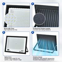 Reflector LED CET-165 de Alta Venta, Resistente al Agua IP65/66/67, Proyector para Exteriores, Certificado CE, de 10W a 300W