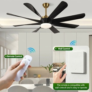 <span class=keywords><strong>Ventilador</strong></span> de <span class=keywords><strong>Techo</strong></span> Decorativo de 60 Pulgadas con <span class=keywords><strong>Luz</strong></span>, Aspas de ABS, Control Remoto, Motor DC <span class=keywords><strong>Silencioso</strong></span> con Garantía de 10 Años, para Sala de Estar o Villa - Product Image 3