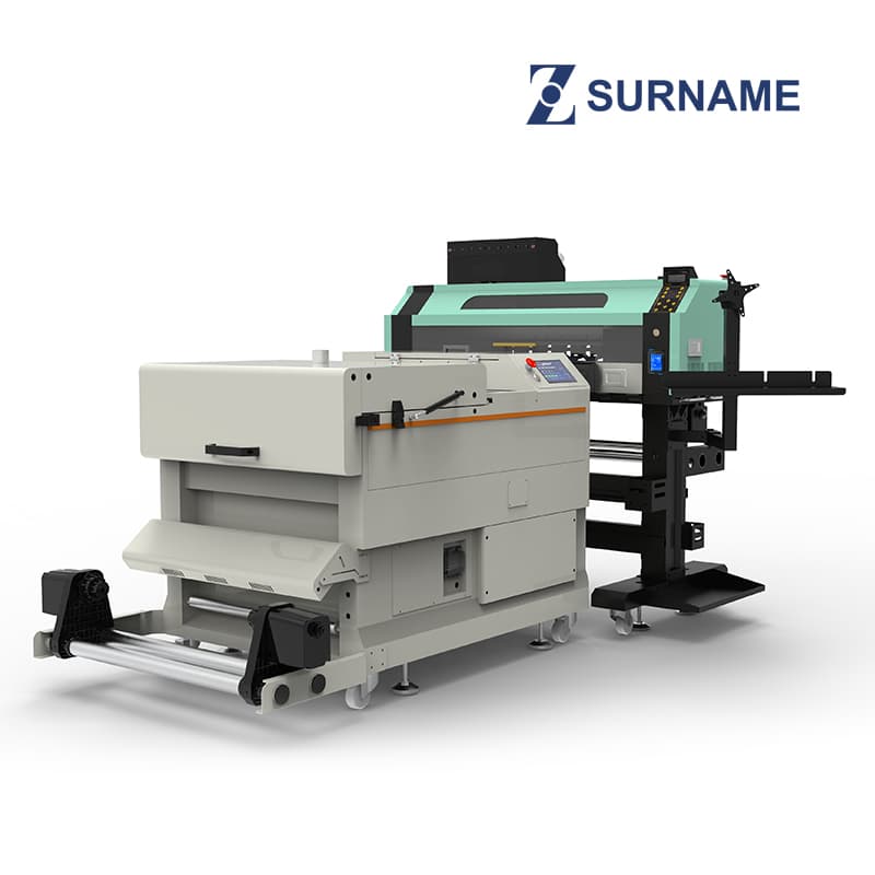 2026 Hot Sale 24 Inch 60cm 9 Color Fluorescent DTF Printer With 2 Epson I3200 Printheads T Shirt Heat Transfer Printing Machine