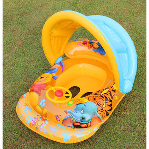 โทมัส&เฟรนด์สห่วงยางว่ายน้ำแบบเป่าลมพร้อมที่บังแดดสำหรับเด็ก 78x54 ซม. - Product Image 2