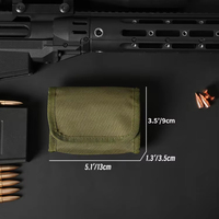Équipement de chasse tactique Molle Shell Pouch Holster Polyester Carrier pour équipement de défense personnelle Mallette de transport pour porte-arme