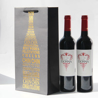 Cajas para Bebidas con Logotipo Personalizado para Vino, Whisky y Refrescos - Empaque de Regalo de Cartón Reciclado con Asa