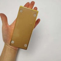Barres de lingot d'or en plastique de 1000g personnalisées, vente en gros, jouets promotionnels, fausses barres de lingot d'or en plastique, butoir de porte - Meilleures ventes