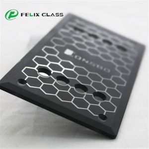 Verre trempé flottant pour boîtier PC avec impression sérigraphiée pour dissipateur thermique OEM - Product Image 3