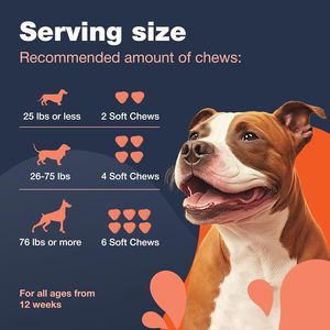 120 Soft Chews Supplément pour les hanches et les articulations pour chien Glucosamine Soulagement de la douleur Traite la chondroïtine Suppléments avancés pour les articulations de la hanche - Product Image 5