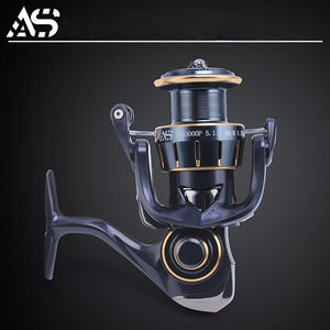 Carrete de Pesca Giratorio <span class=keywords><strong>ES</strong></span> Serie 3000-7000, Mano Derecha, 6 Rodamientos, Metálico, Alta Velocidad, Relación de Engranajes 5.2:1, Señuelo Artificial, Lago, Carpa, 550g - Product Image 3