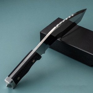 Cuchillo de Supervivencia Táctico Personalizable Mountain Patroller Ver2.0 LS117 DIY OEM con Mango de Madera y Hoja Recta de Acero Inoxidable - Product Image 3