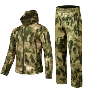 Ensembles <span class=keywords><strong>veste</strong></span> et pantalon <span class=keywords><strong>de</strong></span> <span class=keywords><strong>chasse</strong></span> <span class=keywords><strong>de</strong></span> camping uniforme imperméable tactique Softshell - Product Image 5