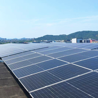 Système Solaire Photovoltaïque Intégré aux Bâtiments (BIP) de Haute Qualité, Personnalisé, 120 kW, Silicium Monocristallin, MPPT/PWM, pour le Sud