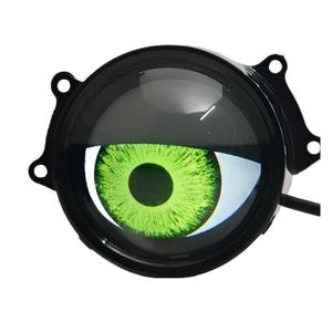 Petits phares projecteurs à LED personnalisés en aluminium USB 12V symétriques avec yeux de démon, universels pour F150 Q50, RGB, antibrouillard/conduite - Product Image 1