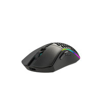 Souris de jeu optique laser sans fil USB à 7 boutons, rechargeable, rétroéclairage RVB GMW-016P pour PC en stock