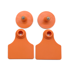 YTET002 Étiquette d'oreille pour animaux en TPU intégré, 50x42mm, codée au laser avec numéro de série, pour porcs, vaches et moutons - Product Image 6