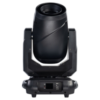 Projecteur LED à tête mobile 200W Super Lumineux 7 ° -20 °   Projecteur Stroboscopique Motorisé à Zoom 3 Prismes Rotatifs DMX pour Fêtes et DJ