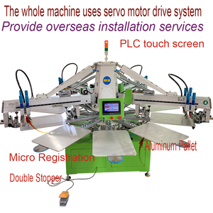 Full Set of Automatic 4 Color 10 Stations T Shirts <strong>Printing</strong> <strong>Machine</strong> with All Things <strong>Supplier</strong> - Product Image 4