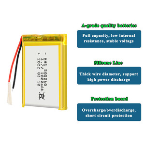 UN38.3 Kc 승인 505060 리튬 폴리머 배터리 고품질 3.7V 2000mah <span class=keywords><strong>lipo</strong></span> 배터리 아름다움 기계 - Product Image 5