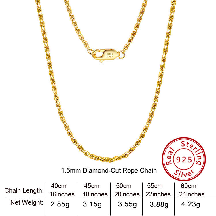 Chapado en oro de 18 quilates SC29-18K-1.5