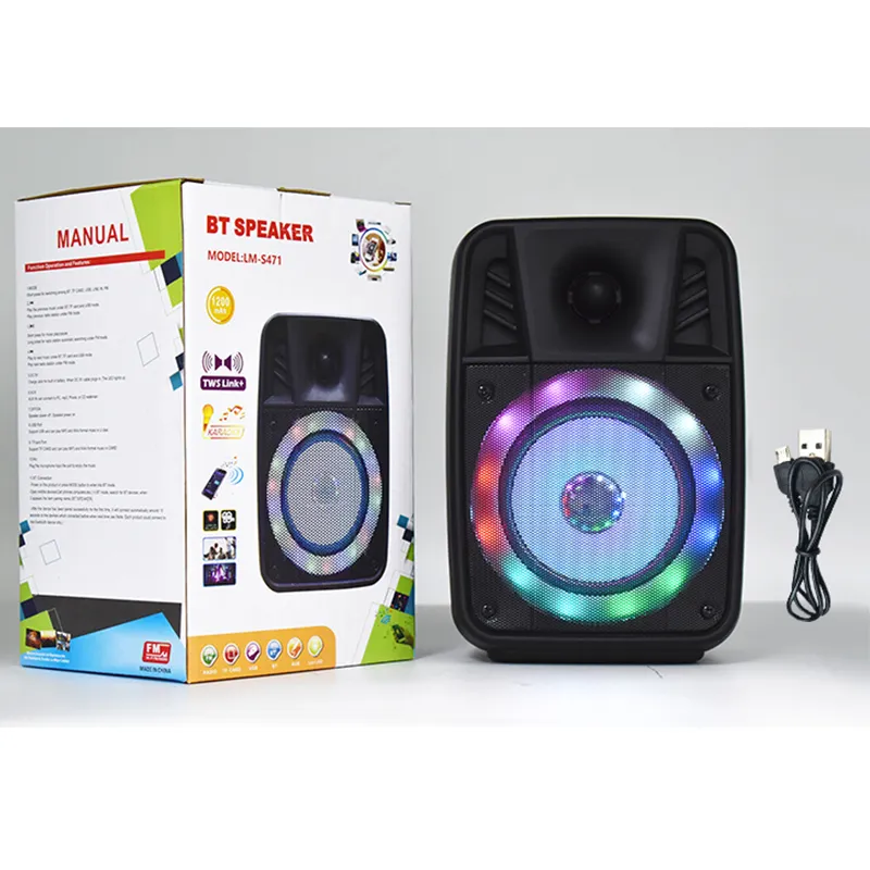 Creative MP3 Player Bluetooth Music Speaker Remote Control 2 Karaoke 5.1