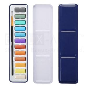 Juego de pintura profesional para pastel de acuarela, 12 colores, caja de hierro, pinturas de acuarela - Product Image 3