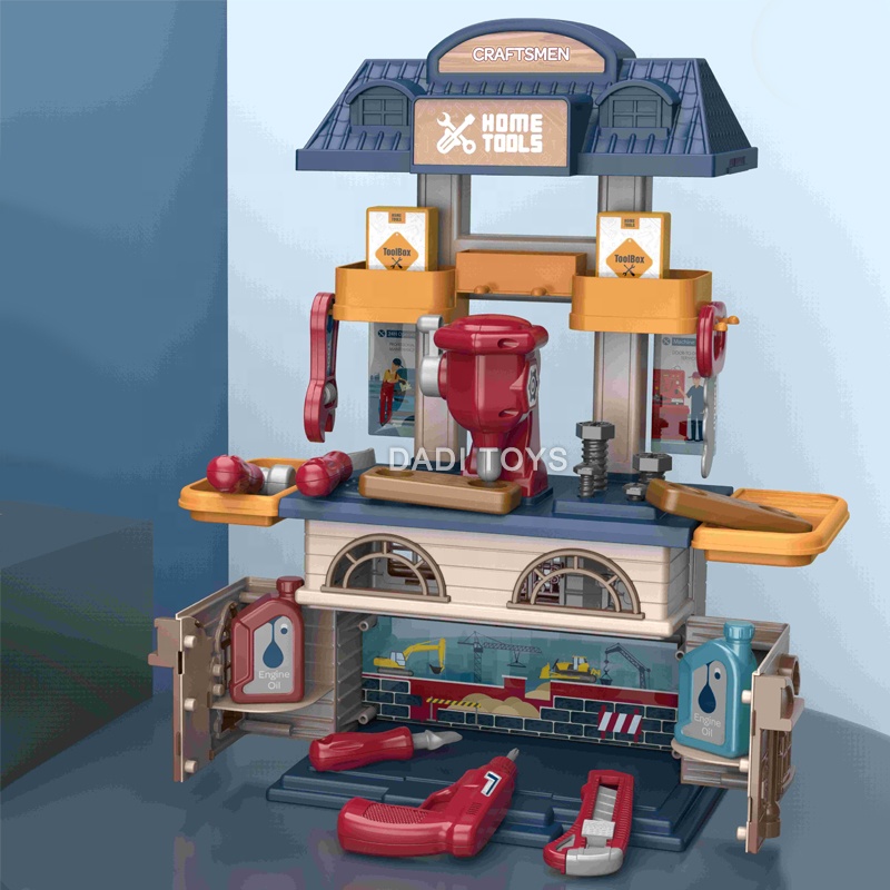 Последний набор инструментов для ролевых игр 2 в 1, игрушки для мастерских, инструменты для дома, игрушки-симуляторы
