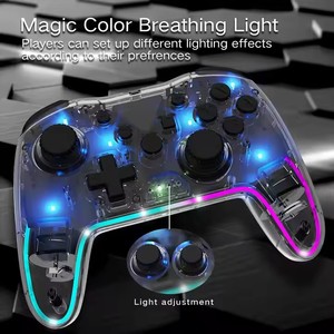 Jogo De Vídeo Sem Fio Psp4 Joystick Controlador Interruptor Dula Vibração Do Motor Nintend Switch Gaming Gamepad Para Pc/Ps3/<span class=keywords><strong>Ps4</strong></span> - Product Image 5