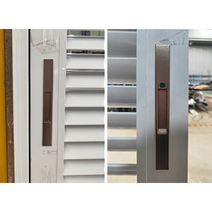 Hihaus personalizado casa balcón exterior aluminio ventilación persiana puerta corredera - Product Image 3