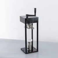 Machine de scellage manuelle LK-SCS, nouvelle, réglable en hauteur, pour canettes et bouteilles de boissons en verre (bubble tea, jus, soda, bière, café) sur plateau