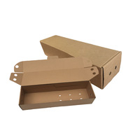 Boîte en papier recyclé pour papier d'emballage de fleurs Long carton mailer fleur boîte d'expédition fleurs