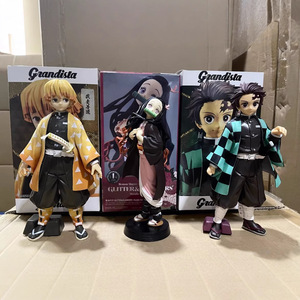 Grande Statua Anime Demoned <span class=keywords><strong>Slayer</strong></span>, Modelli di <span class=keywords><strong>Tanjiro</strong></span>, Nezuko e Shinobu in PVC, Oggetto da Collezione - Product Image 1