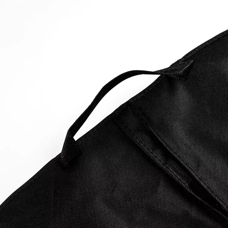 Custom waterproof clear window nonwoven suit cover garment bag wholesale