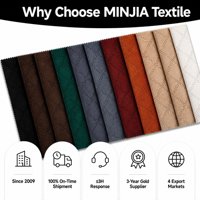 Tissu de canapé MINJIA en gros, 280 GSM, tissu de velours matelassé tricoté pour canapé, 100% polyester, pour textile d'ameublement
