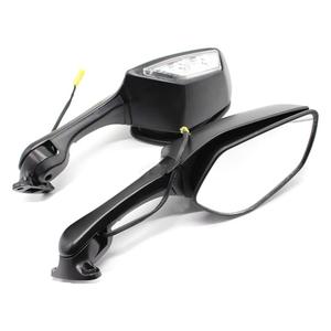 Espejo Retrovisor Universal para Motocicleta <span class=keywords><strong>Kawasaki</strong></span> <span class=keywords><strong>Ninja</strong></span> <span class=keywords><strong>400</strong></span>/650 con Luz de Señal de Giro y Función de Reversa, Material ABS - Product Image 3