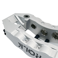 R6T Pabrik Grosir Kaliper Rem 6-Piston Ringan Terbuat dari Aluminium Forged Bersertifikasi TS16949 Ukuran 355-380mm yang Dapat Disesuaikan