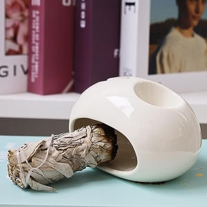 Quemador de incienso de cerámica para decoración del hogar moderno personalizado para <span class=keywords><strong>Palo</strong></span> <span class=keywords><strong>Santo</strong></span> <span class=keywords><strong>con</strong></span> aroma a lavanda y sándalo - Product Image 2