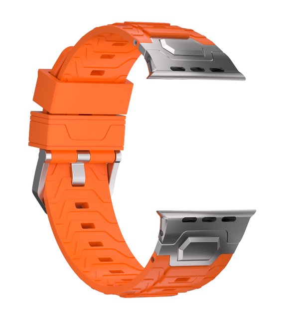 Men's breathable lightweight Rubber Strap Sport Titanium Smart Watch Wristband for apple ultra Smart Watch Straps ultra 2 Strap