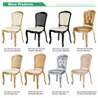Chaise Louis Pop empilable en résine moderne, couleur personnalisable, pour ferme, extérieur, mariage, banquet, hôtel, événementiel et location
