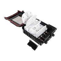 16 Core FTTH Fiber Optic Distribution Box 4 16 16 SC Adapters Mechanical Sealing -40~+65 Outdoor ABS/ABS+PC Material