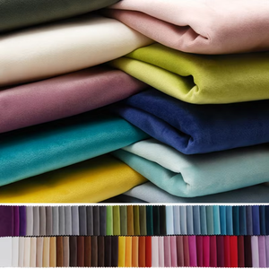 Vietnam Cost Effective Soft <b>Velvet</b> Furniture Fabric OEM ODM Customizable Hue Width Good Airflow For Indoor Upholstery Decoration - Product Image 1